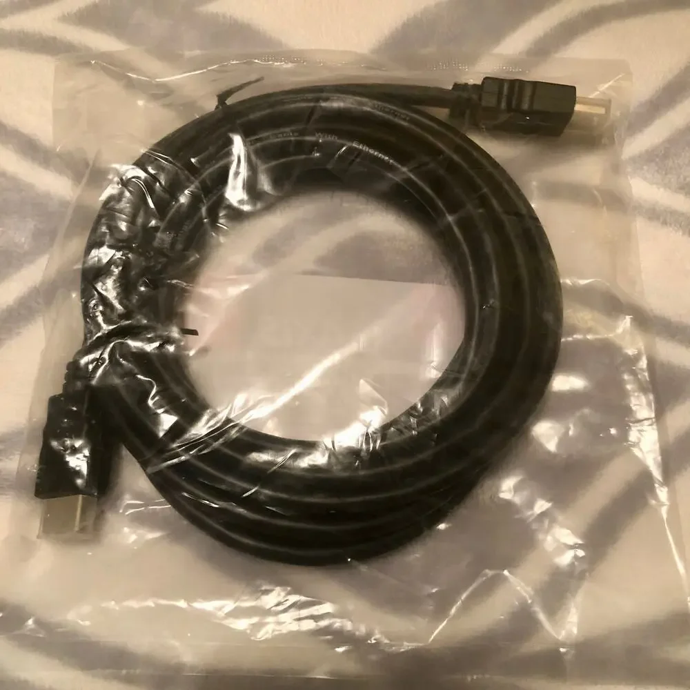 New Axis High Speed HDMI to HDMI Cable with Ethernet - 12 Feet (41203)